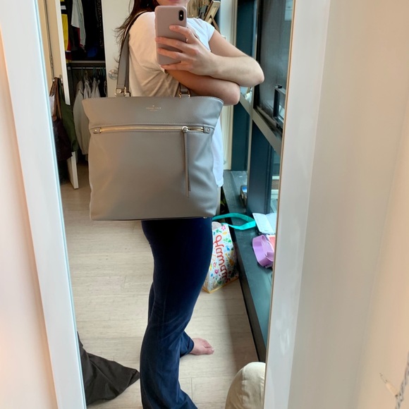 BRAND NEW Kate Spade Cobble Hill Tayler Grey Tote - Picture 13 of 13